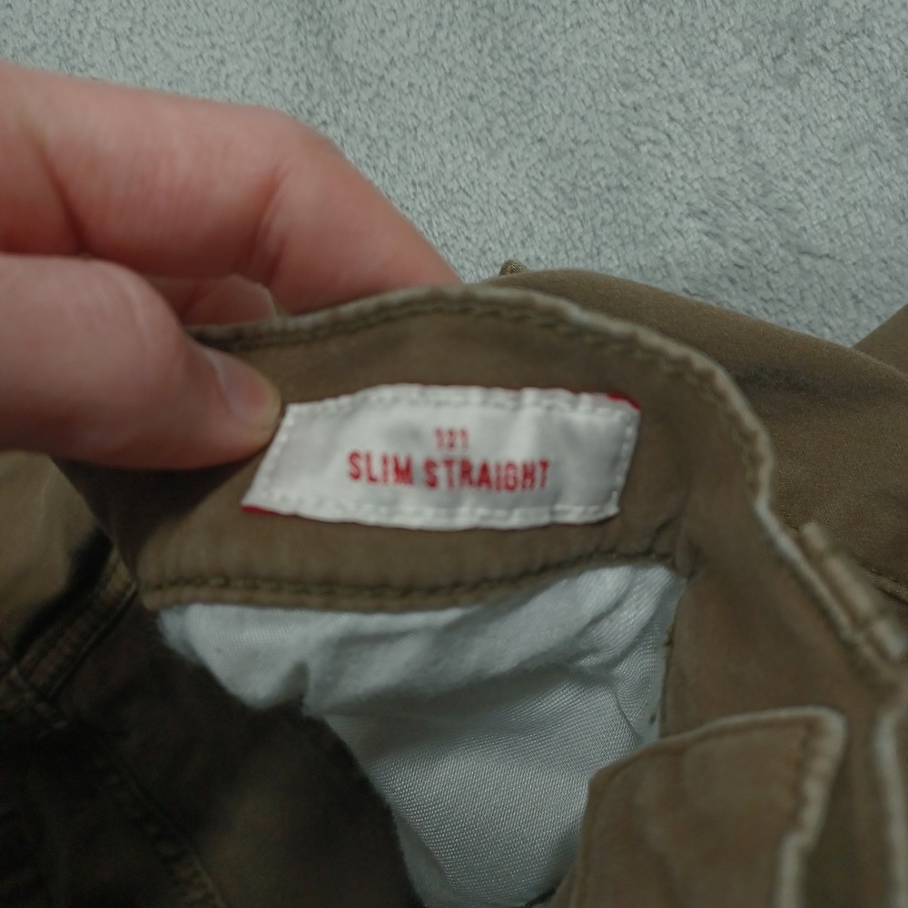 Lucky Brand Jeans Mens 29x30 Brown Denim Slim Straight 121 Preppy Modern - Picture 4 of 9